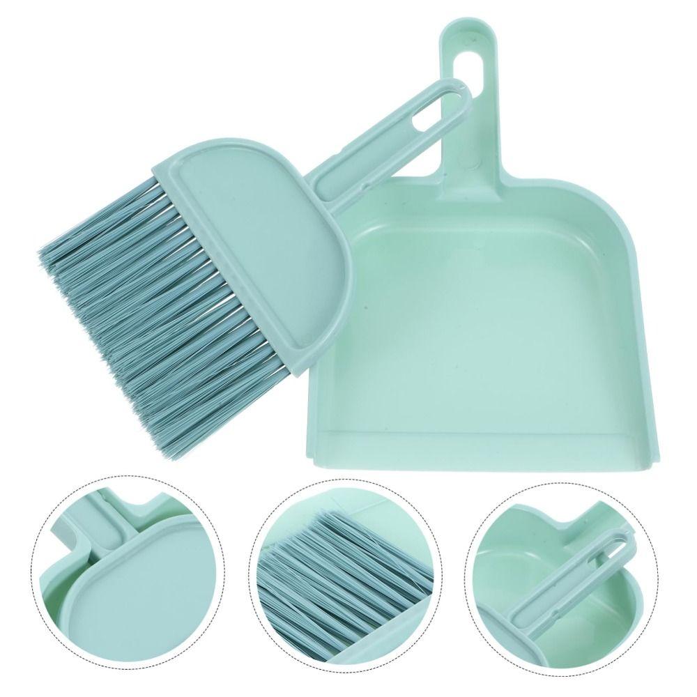 1 Set Portable Cage Cleaner Mini Dustpan and Brush Small Areas Cleaning Tool  Guinea Pigs
