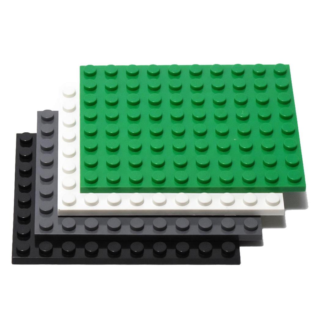 8x10 Stud Small Particle Base Plate for Lego-Compatible Building Blocks – Ideal for Science Education and Construction Projects