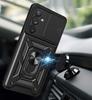 Case for Samsung Galaxy A54 5G ARMOR SLIDE RING BACK + 9H Glass