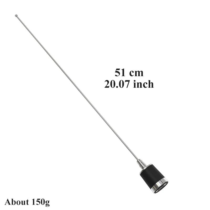 NMO800 Antenna 144/430MHz NMO Connector High Gain Long Range 5M Coaxial Extend Cable for Car Radio TH-9800 BJ-318 BJ-218 Aerials
