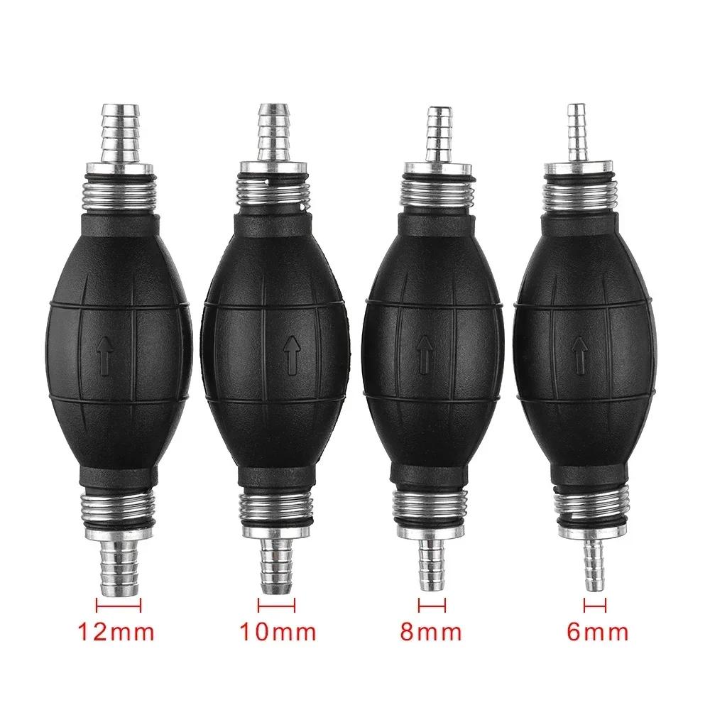 6/8/10/12mm Universal Kraftstoffpumpe Gummi Manuelle Flüssigkeitsöl Transferpumpe Benzin Diesel Hand Ansaugkolben für Auto Marine Außenborder