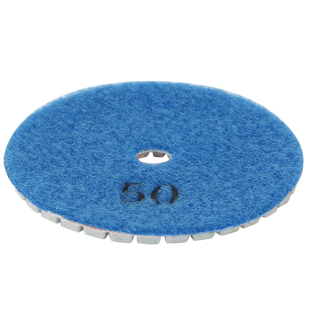 3inch Round Diamond Polishing Pad Granite Marble Grinding Disc Wet Polisher Tool (300#)