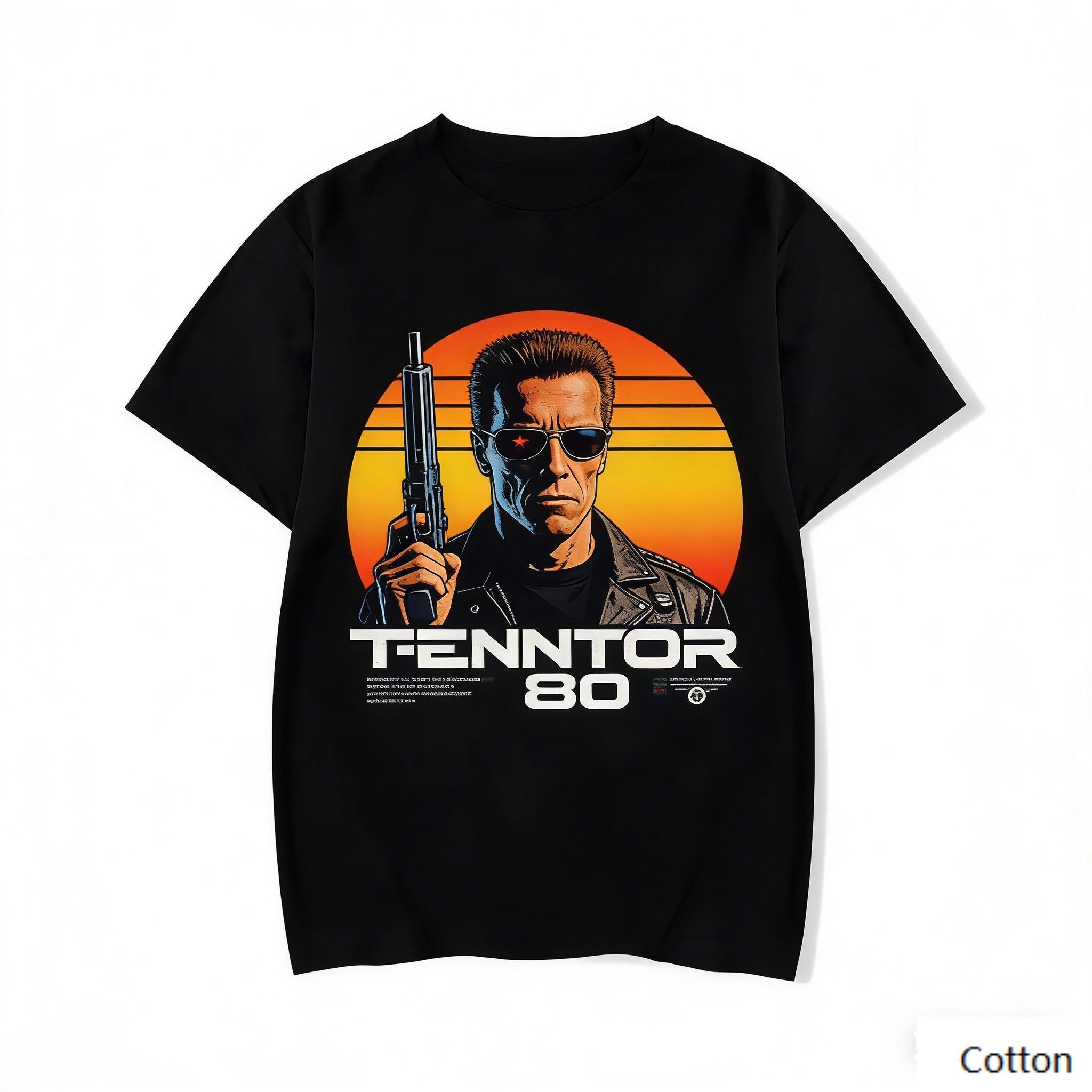 

Blade Runner Spinner Retro Futurism Print Pure Cotton TShirt Unisex SciFi Fan Street Style Oversized Top 4XL