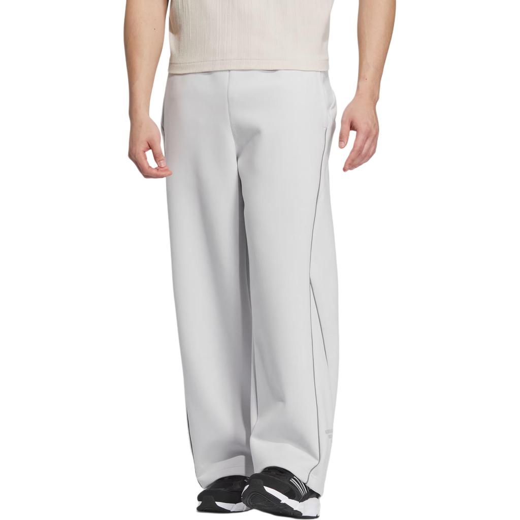 Adidas FW24 Fustl Knit Tracksuit Bottoms Series Solid Color Fashion Versatile Casual Pants Men Bottoms Gray JI8740