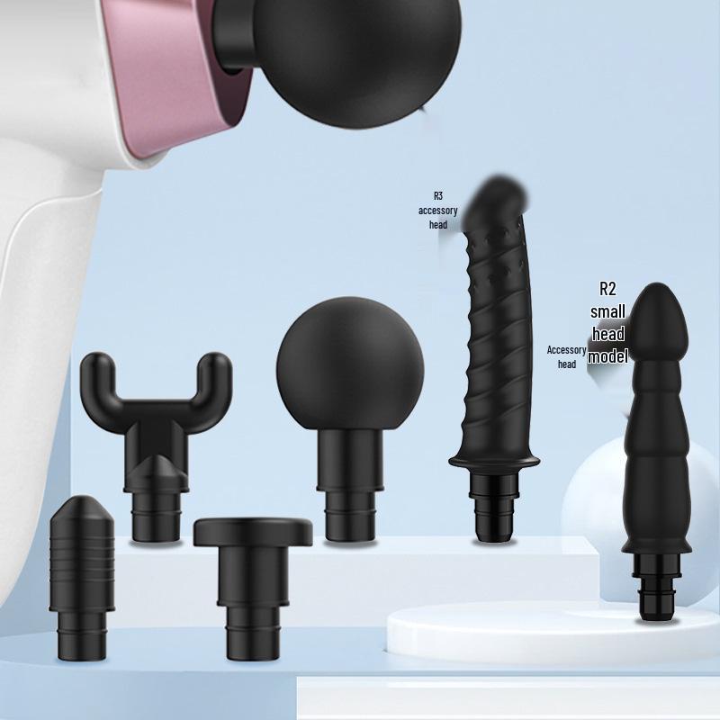 Modified Erotic Silicone Fascia Gun Massage Head for Muscle Relaxation