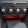 Adesivo Decorativo in Vera Fibra di Carbonio Morbida per Mercedes Benz SLK R171 2004 2005 2006 2007 2008 2009 2010 Pannello Inferiore Vano Portaoggetti Aria Condizionata Auto