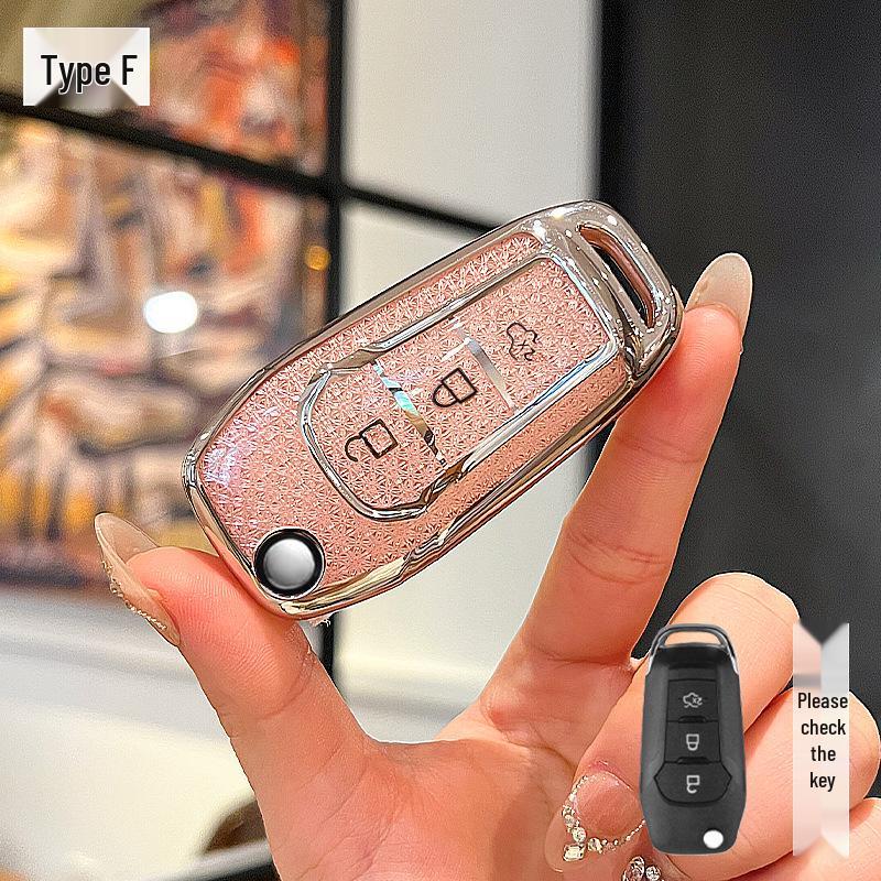 Ford Key Cover for Escort, Focus, Mondeo, Kuga, Edge, Fiesta, and Escape