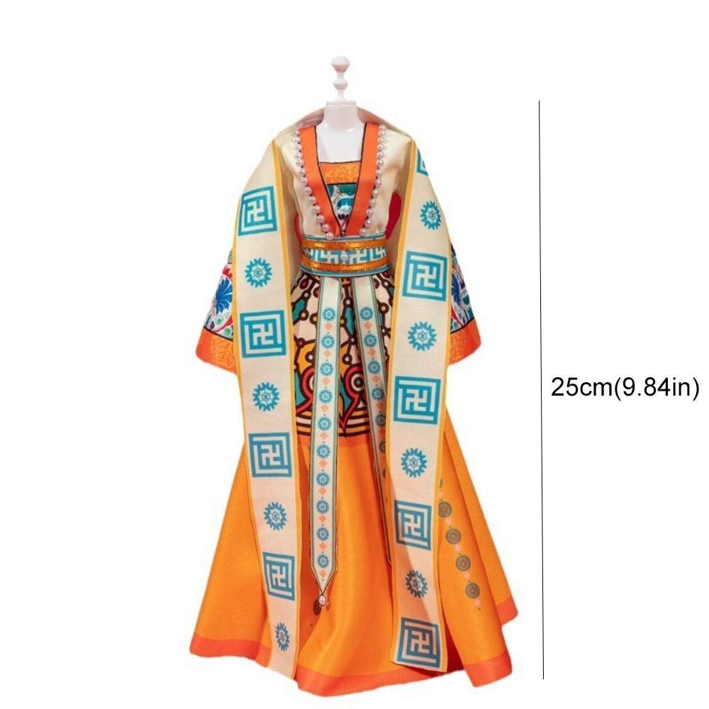 Skirt Princess Toy Outfit Dress Doll's Dress Material Doll's Hanfu Clothes DIY Kit  DIY Toys