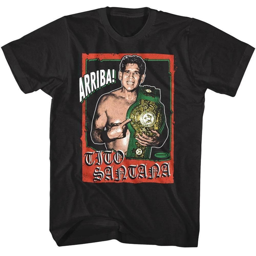 Powertown Футболка мужская с поясом чемпиона Tito Santana S