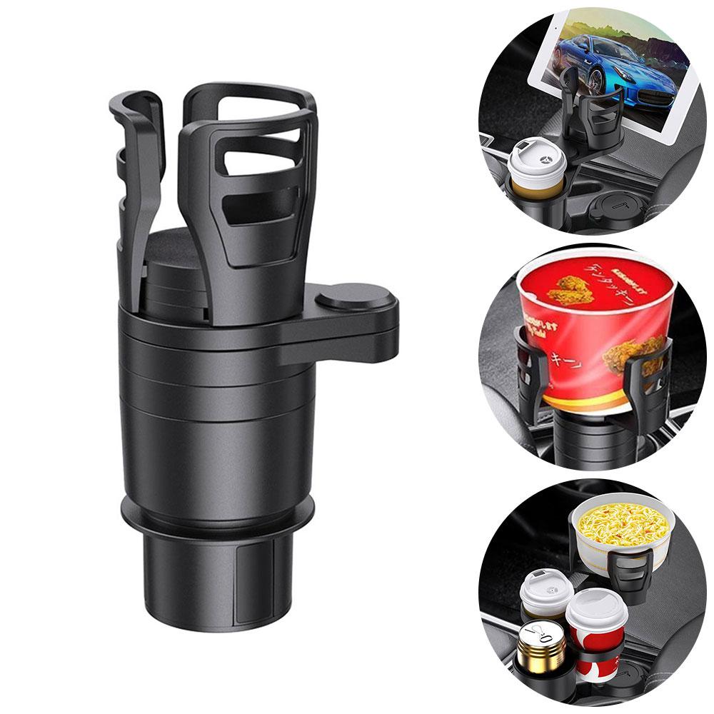 

4 в 1 Многофункциональный автомобильный держатель для стакана с водой Выдвижной вращающийся держатель для напитков