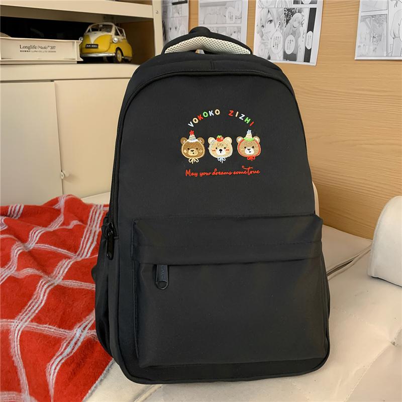 Women s Light Campus Large Capacity Backpack Junior Senior High School Student Schoolbag