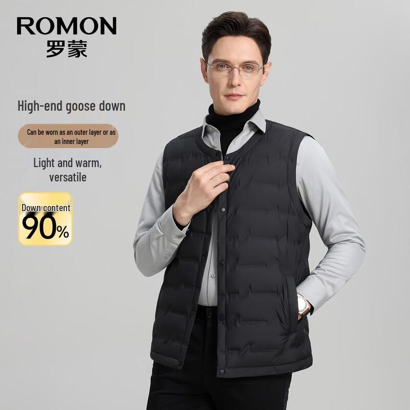 ROMON Men's Goose Down Commuter Vest
