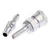 2Pcs Iron Pneumatic Fitting Air Line Hose Compressor Connector Quick Release Coupler Air Line Fittings for 8mm Hose SH20 PH20