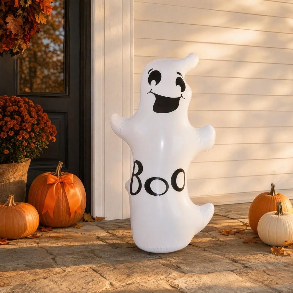 Pumpkin Ghost Stand Up Ghost Inflatable Model Convenient Halloween Balloons Door Room Decoration