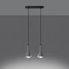 Lampa Wisząca Rea 2 E14 Szary Beton Sollux Sl.1224