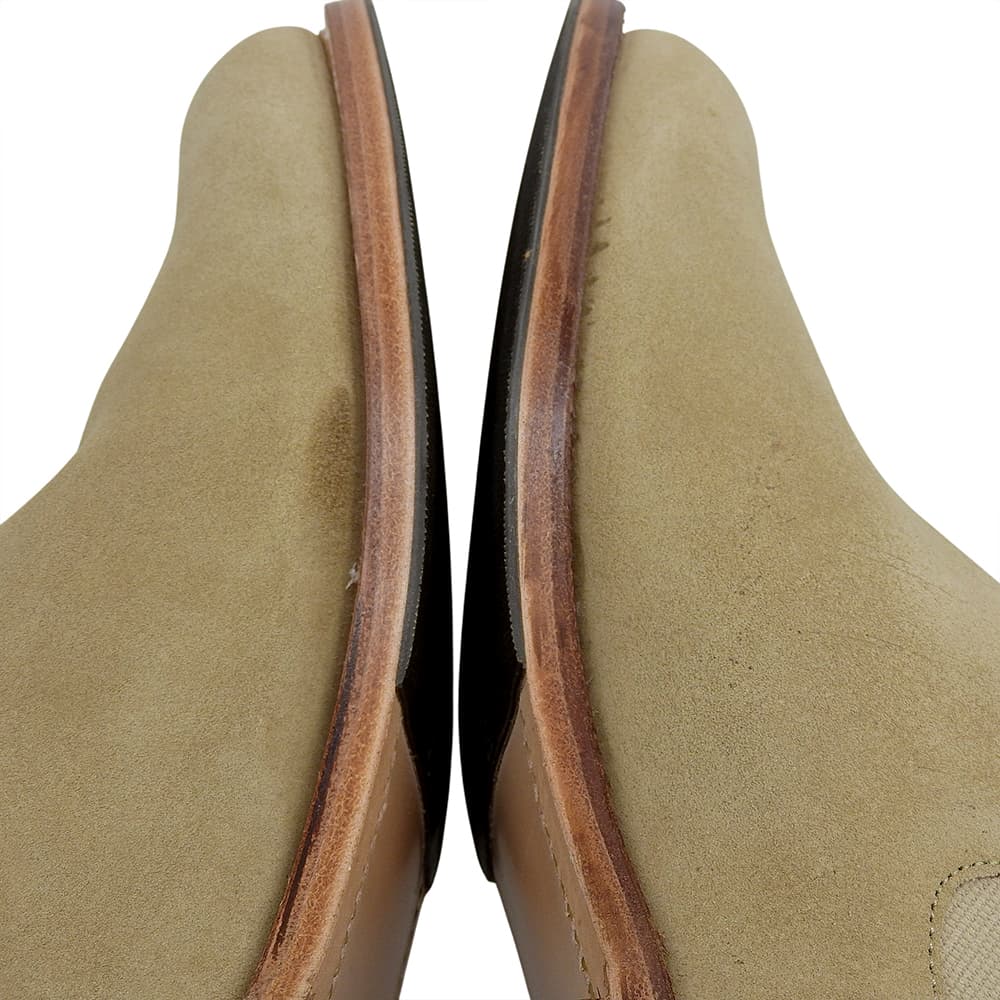 1piu1uguale3 Suede Chelsea Boots with Side Gore, Men's, Beige, Size 42 Shoes 42 beigeUsed