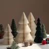 Origami Honeycomb Christmas Tree Tabletop Ornament