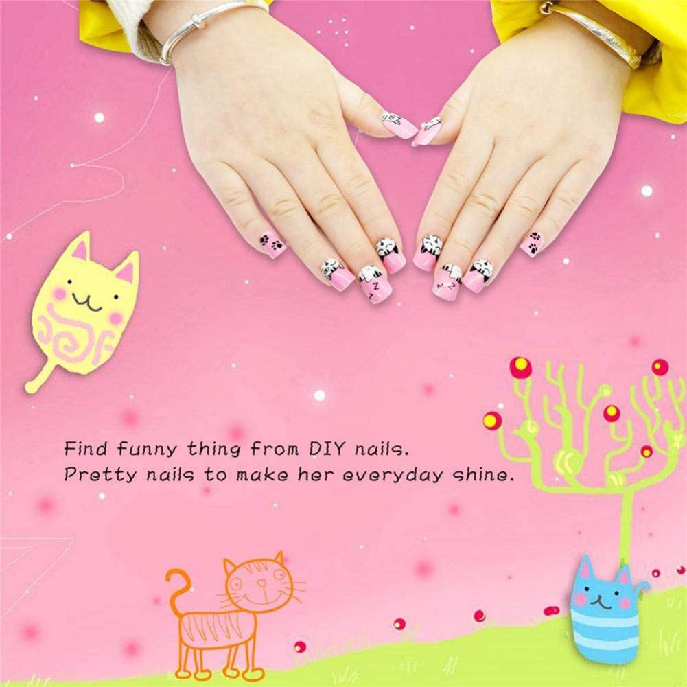 24pcs Nail Art Decoration Geometry Nails Tip Full Cover ABS False Nail Manicure Tools C27
