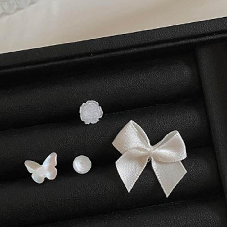 Bowknot Ear Studs Helix Piercing Titanium Steel Earrings Women Bow Studs Earrings