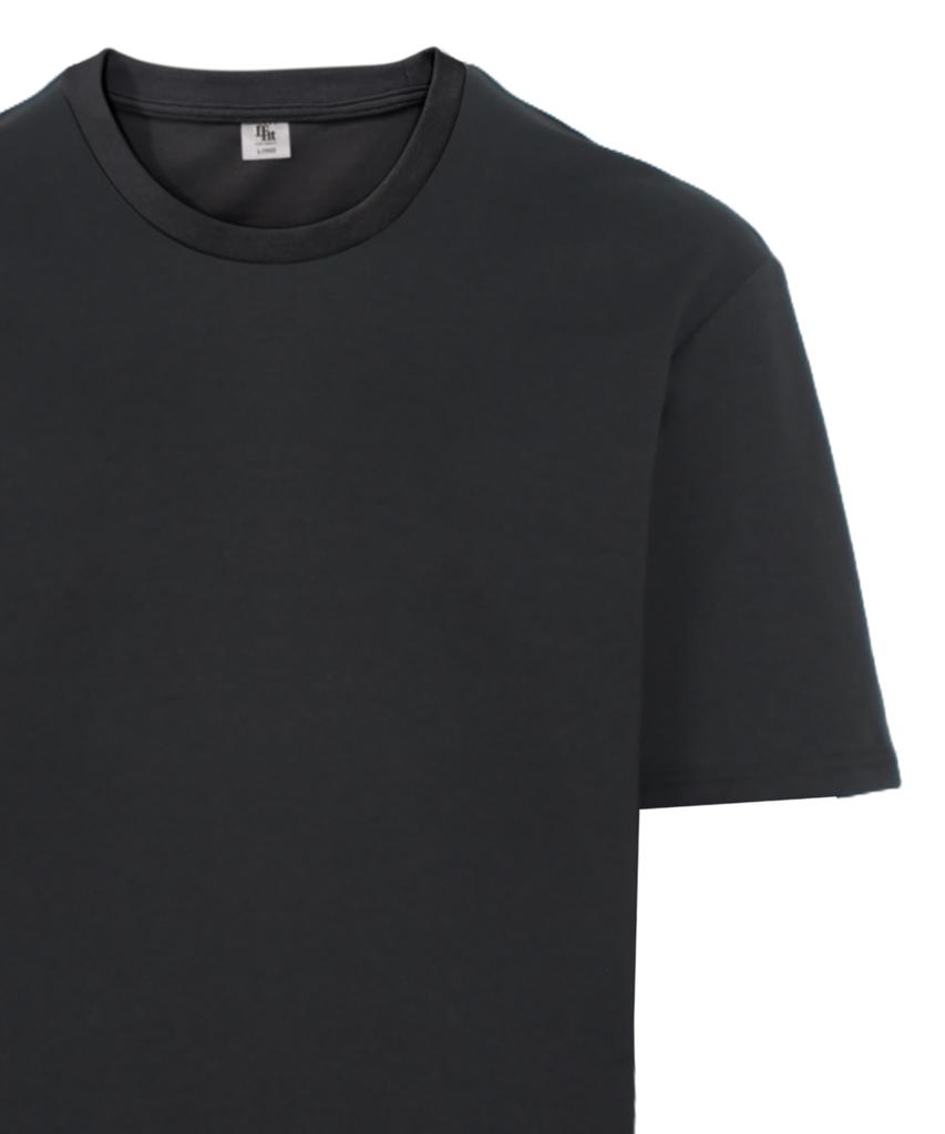 Laipeupeulipis Men'S Oversized Uv Plain Short Sleeve T-Shirt Black