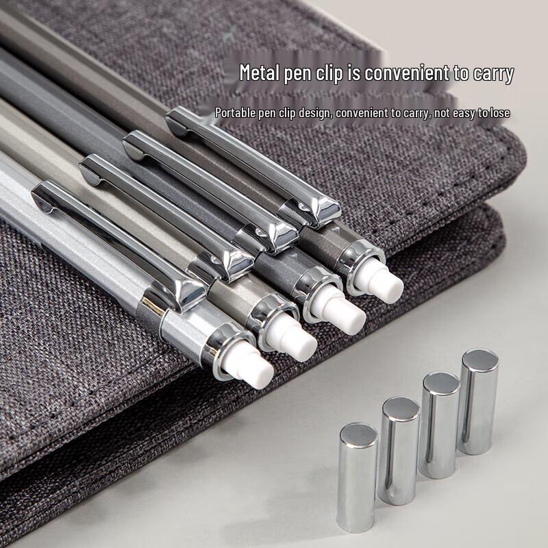 Deli S002 Metal Mechanical Pencils 0.7mm (3-Pack)