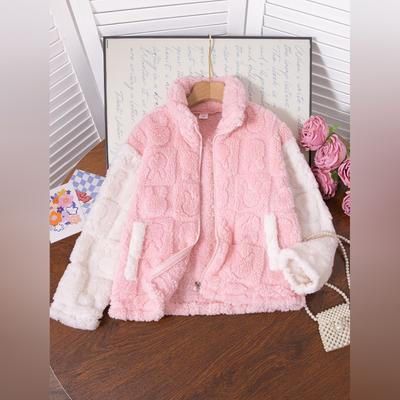 Sobretudo Casual Infantil da Moda Casaco Exterior Macio e Leve para Uso Diário