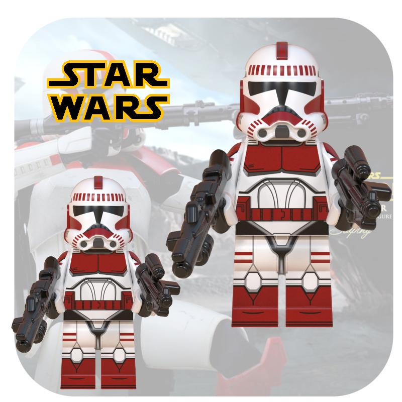 Shock Star Wars Trooper Mini Figures Assembly Building Blocks Diy Kids Gift Toy