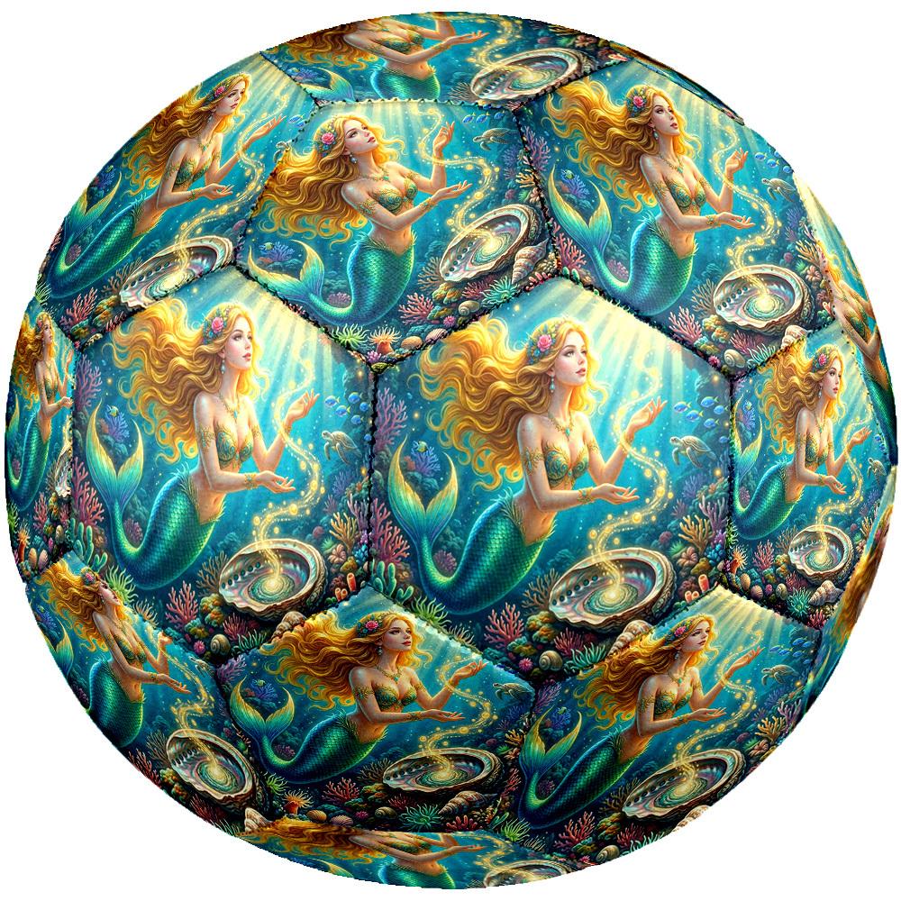 1pc Mermaids Undersea Magic Durable Size 5 Soccer Ball Professional Match Training Football Indoor &Outdoor Sports Ball P60131