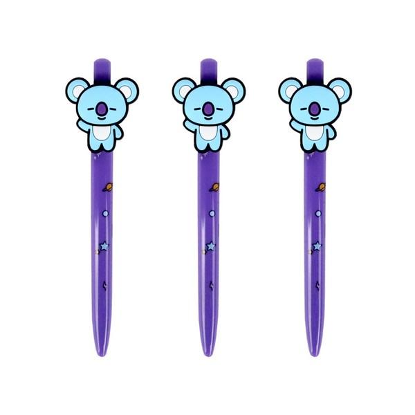 

Ручка гелевая Line Friends BT21 Fig 0,5мм, Koya, 3 шт.