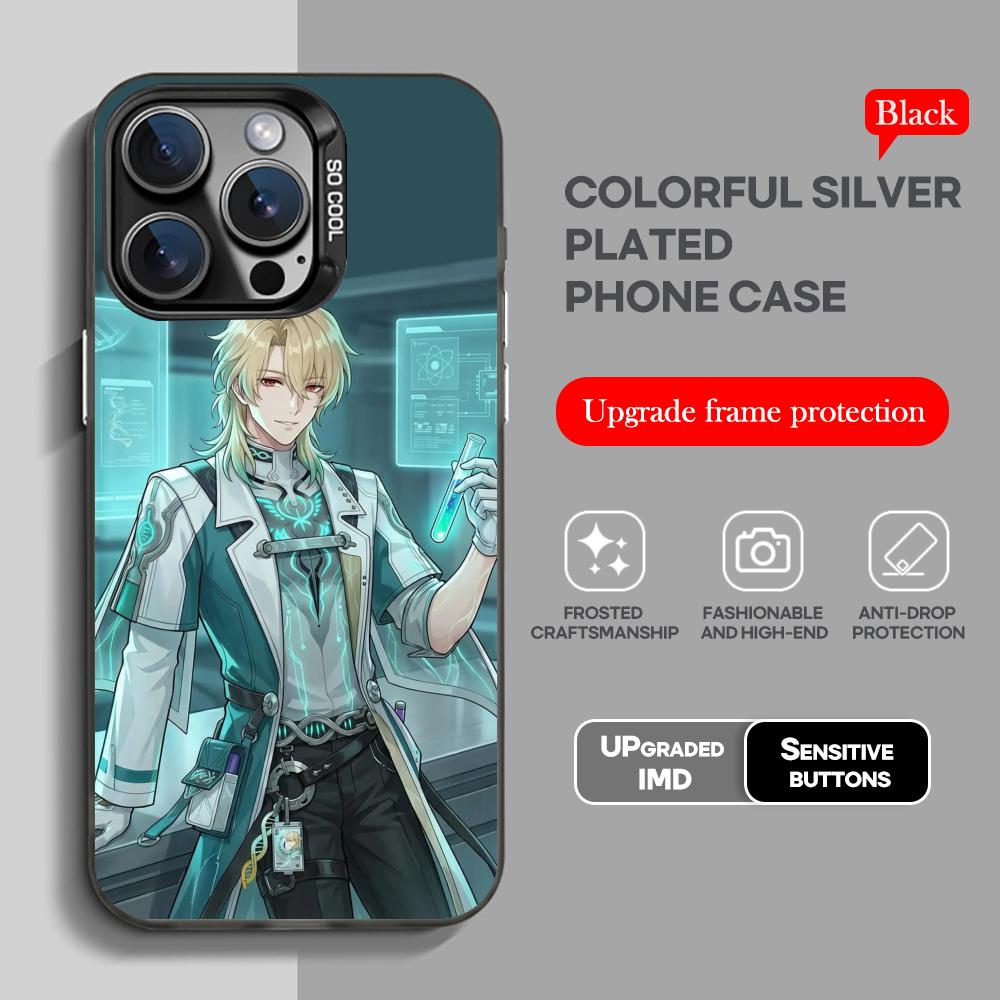 

Luuk Herssen Wuthering Waves Phone Case black IMD Colorful Silver Suitable case for iPhone 17 16 e 15 14 13 12 11 XS Pro Max iPhone17