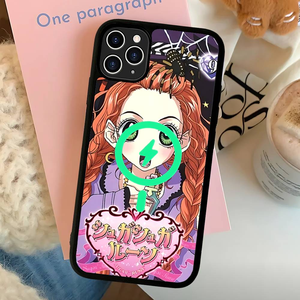 Anime Sugar Sugar Rune For Magnetic Phone Case For IPhone 17 16 15 14 13 12 11 Plus Pro Max PC+TPU Cover
