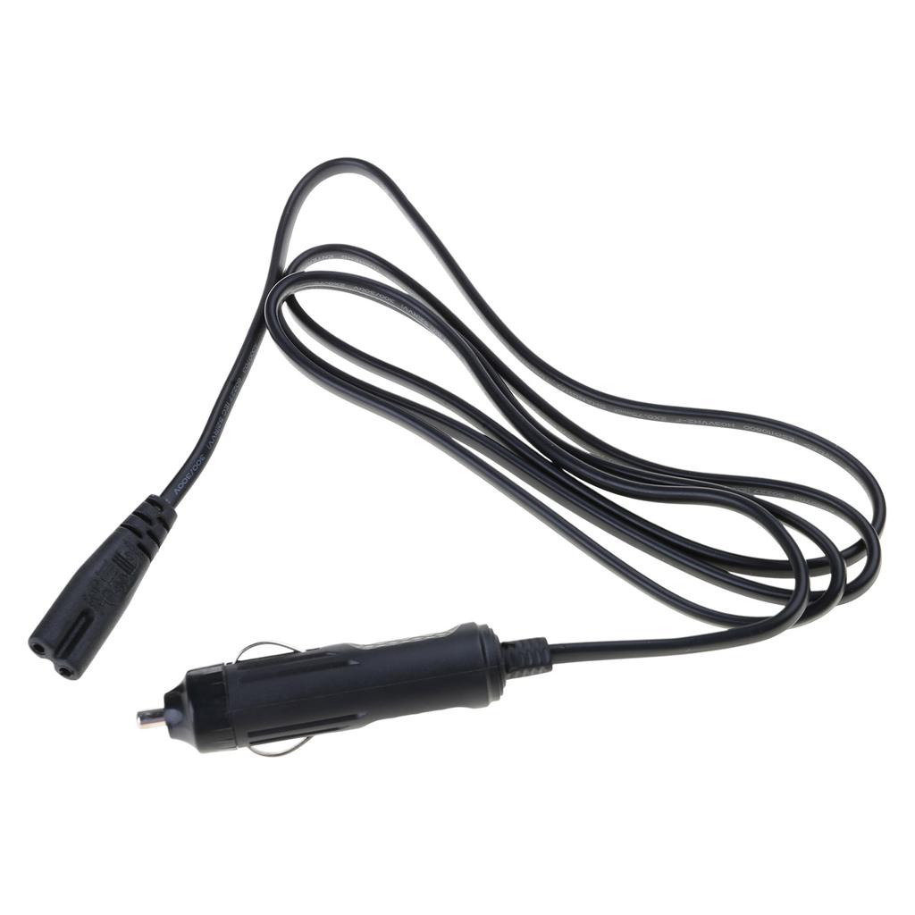 Household Lunch Box Chargers Car Frige Power Cables Plastic Material 1.6 Meters 12V 24V Electric Lunch Boxes Power Cable