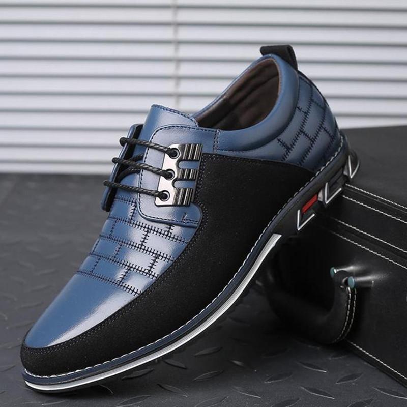 Herrenschuhe aus Leder zum Schnüren Hochwertige Herrenschuhe Lässige tägliche trendige Sneakers Herren Schwarz Bequemes Schuhwerk große Größe 51 52 53