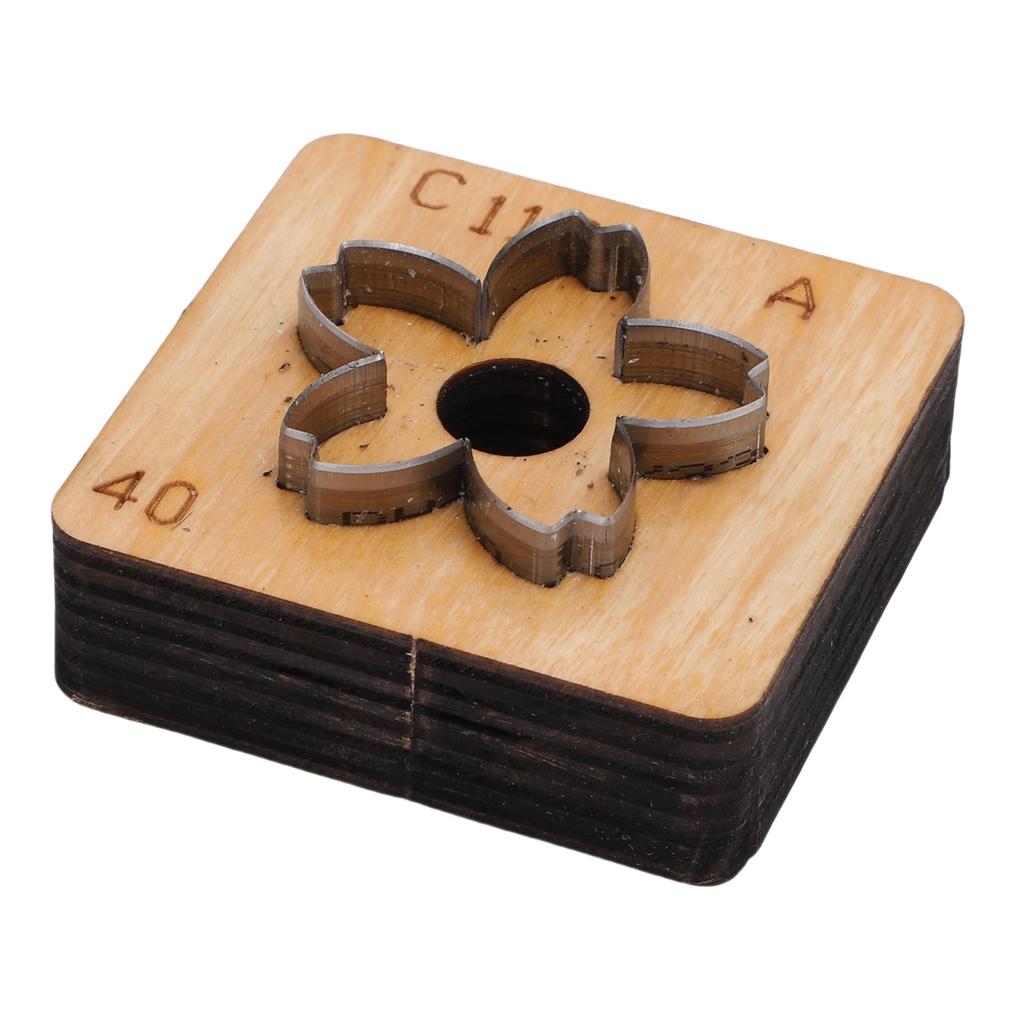 Flower Leather Cutting Mold Carbon Steel Floral Shape Leather Cutter Die for Leathercraft