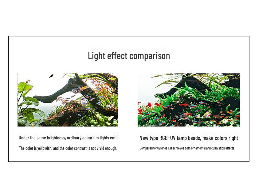 Wellcom Z250/Z400 Full Spectrum LED Aquatic Plant & Algae Bloom Color Enhancing Light
