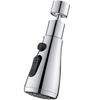 Faucet Extender 360 Rotation Sprayer Anti-Splash Tap Booster Shower Water Saving 3 Mode Faucet Aerator Replacement Head