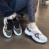 TUINANLE Damesko Mesh Pustende Unisex-plattformsneakers Blandede farger Uformelle menn tennissko