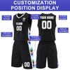Vlastní basketbalový dresový set Personalizovaný a s číslem Bezrukávové uniformy Prodyšné sportovní oblečení pro muže a mládežnické týmové tréninky