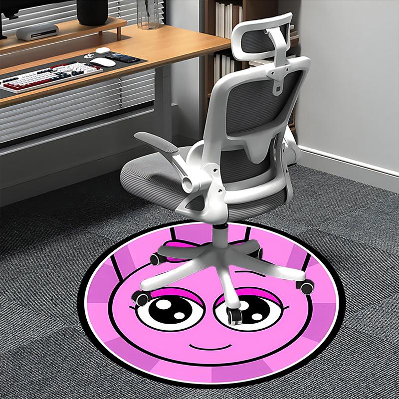 

Pink Bow, Chair mat Round Rug Office carpet, Non slip, Suitable for Living Rooms, Bedrooms decor.1205106a 80cm by 80cm