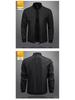 Men's Spring/Autumn Solid Color Lightweight Breathable Baseball Jacket