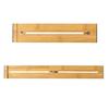 Secure Fit Retractable Drawer Dividers Bamboo Cabinet Storage Partition Divider  Bedroom Dresser