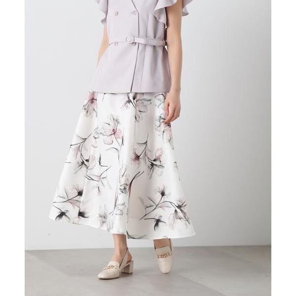[JILL by JILL STUART] Overlap Flower Flare Skirt (Pre-order: Arrives mid-April - late April)