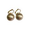 French Retro Cotton Temperament Is Round, Big Pearl Earrings, Premium Earrings, Cold Wind Trend Stud Earrings, Ear Buckles