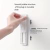 1pc Premium Plastic Wall-Mounted Power Strip Holder - Self-Adhesive Desktop Socket Organizer for Easy Cable Management and Home Improvement