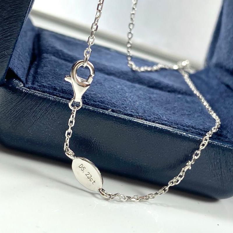 5 Carat Yellow Simulated Diamond Necklace for Women - S925 Silver Rectangle Pendant on Clavicle Chain