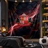 Wandbehang Wandteppich Sunderland Fußball Druck Stoff für Wohnzimmer Schlafzimmer Heimdekoration
