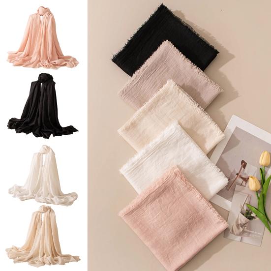 Women Shawl Breathable Sun Protection Shawl Lightweight Air Conditioning Blanket Beach Towel Cover Up