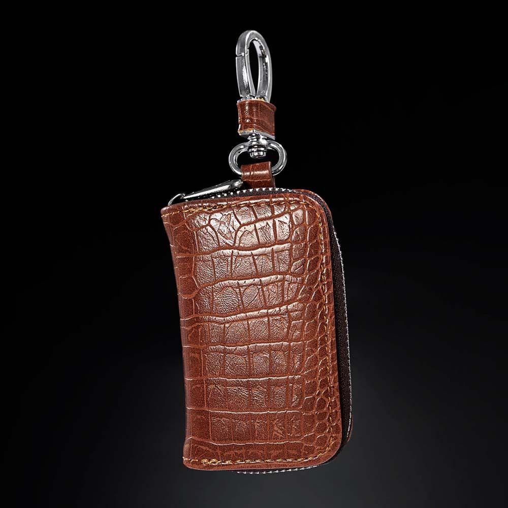 Pattern PU Leather With Keyring Car Key Wallets Car Key Case Zipper Key Case Bag Key Bag Case