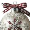 Ornament de Crăciun cu planetă de basm 3D Globuri de zăpadă Pom de Crăciun Fulg de zăpadă Ren Decorat agățat pentru decorarea casei de vacanță