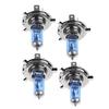2Pcs H1/H4/H7 55W/100W Xenon Gas Halogen Headlight White Lamps 12V 5000K Bulbs